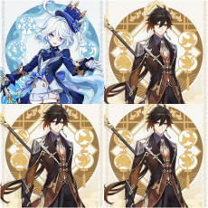 Asia|AR10|Zhongli*2C+Furina|2 5-star characters|8-15 four-star characters|No birthday set, no email bound|Able to explore 100%|can log in normally immediately|Genshin Impact