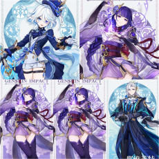 Asia|AR10|Raiden*2C+Furina+Neuvillette|3 5-star characters|8-15 four-star characters|No birthday set, no email bound|Able to explore 100%|can log in normally immediately|Genshin Impact