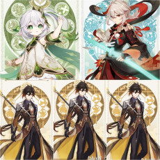 Asia|AR10|Nahida+Kazuha+Zhongli(2C)|1 5-star characters|8-15 four-star characters|No birthday set, no email bound|Able to explore 100%|can log in normally immediately|Genshin Impact