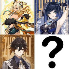 Asia|AR25-55|Xilonen+Yelan+Zhongli|3 5-star characters|8-15 four-star characters|You can choose gender|Genshin Impact