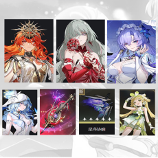 Asia lv 8| Augusta + Phrolova + CantaRella + The Shorekeeper + Phrolova Weapon + The Shorekeeper Weapon + verina | Random 4 stars |The novice pool is not used