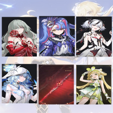 Asia lv 8| Phrolova + Roccia + Camellya + The Shorekeeper + Camellya Weapon + verina | Random 4 stars |The novice pool is not used