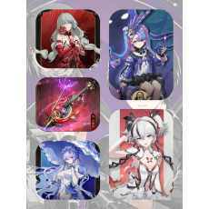 Asia|LV4-8 Phrolova+Cantarella+Phrolova Weapon+Roccia+Camellya|Random 4 stars