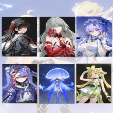 Asia| Chisa + Phrolova + CantaRella + Roccia + CantaRella Weapon + verina | Random 4 stars |The novice pool is not used