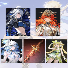 Asia| Galbrena + Augusta + The Shorekeeper + Augusta Weapon + verina | Random 4 stars |The novice pool is not used