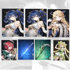 Asia| iuno + iuno + Cartethyia + Ciaccona + Cartethyia Weapon + Ciaccona Weapon + verina | Random 4 stars |The novice pool is not used