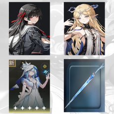 Asia|lv 4-10| Chisa + Cartethyia + The Shorekeeper + Cartethyia Weapon | Random 4 stars |