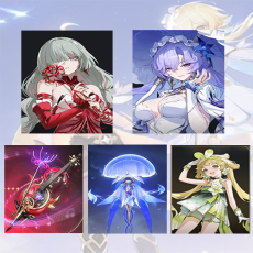 Asia lv 8| Phrolova + CantaRella + Phrolova Weapon + CantaRella Weapon + verina | Random 4 stars |The novice pool is not used