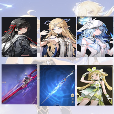 Asia lv 8| Chisa + Cartethyia + The Shorekeeper + Chisa Weapon + Cartethyia Weapon + verina | Random 4 stars |The novice pool is not used