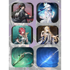 Asia|Chisa+Cartethyia+Ciaccona+Cartethyia Weapon+The Shorekeeper+Ciaccona Weapon|Random 4 stars