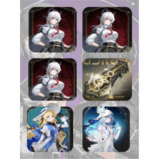 Asia|Zani+Zani+Zani+Phoebe+Zani Weapon+The Shorekeeper|Random 4 stars|The novice pool is not used