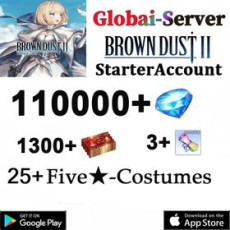F[Global]100000+ diamonds-110000+diamonds| Single DrawTicket x 1300 | 5* Recruitment Ticket x 3 | Random 5* garment x 26 |10-30UR exclusive weapon|Android/iOS interoperability] BrownDust 2