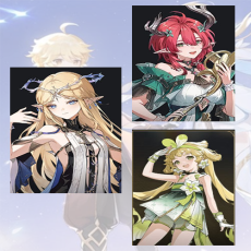 Asia lv 8| Cartethyia + Ciaccona + Verina| Random 4 stars |The novice pool is not used