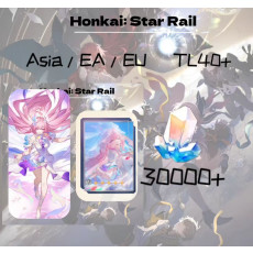 [Asia] AR:50|Cyrene+Cyrene Weapon Stellar Jade:30000+|Tar Rail Special Pass:1+|Star Rail Special:120+