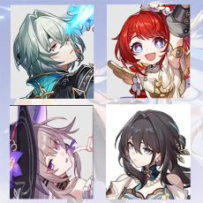 [Asia Female lv 4-10] Anaxa + Tribbie + The Herta + Ruan Mei |  0-5 four-star characters |