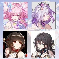 [Asia Female lv 4-10] Cyrene + Castorice + Lingsha + Ruan Mei |  0-5 four-star characters |