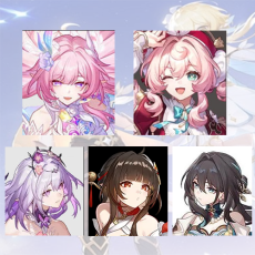 [Asia Female lv 4-10] Cyrene + Hyacine + Castorice + Lingsha + Ruan Mei |  0-5 four-star characters |