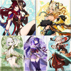 Asia|AR10|Chasca+Xilone+Nahida+Kazuha+Raiden|5 5-star characters|8-15 four-star characters|No birthday set, no email bound|Able to explore 100%|can log in normally immediately|Genshin Impact