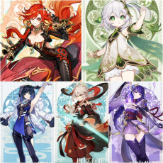 Asia|AR10|Mavuika+Nahida+Yelan+Kazuha+Raiden|5 5-star characters|8-15 four-star characters|No birthday set, no email bound|Able to explore 100%|can log in normally immediately|Genshin Impact