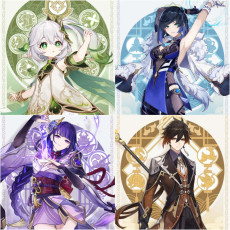 Asia|AR10|Nahida+Yelan+Raiden+Zhongli|4 5-star characters|8-15 four-star characters|No birthday set, no email bound|Able to explore 100%|can log in normally immediately|Genshin Impact