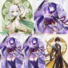 Asia|AR10|Raiden*2C+Nahida+Zhongli|3 5-star characters|8-15 four-star characters|No birthday set, no email bound|Able to explore 100%|can log in normally immediately|Genshin Impact