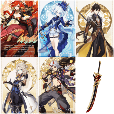 Asia|AR10|Mavuika+Furina+Arataki Itto+Redhorn Stonethresher+Albedo+Zhongli|5 5-star characters|8-15 four-star characters|No birthday set, no email bound|Able to explore 100%|can log in normally immediately|Genshin Impact