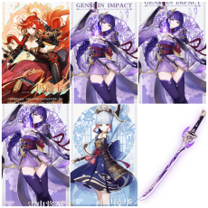 Asia|AR10|Mavuika+Raiden*2C+Ayaka+Mistsplitter Reforged|3 5-star characters|8-15 four-star characters|No birthday set, no email bound|Able to explore 100%|can log in normally immediately|Genshin Impact