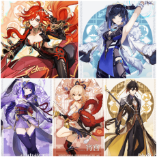 Asia|AR10|Mavuika+Yelan+Raiden+Yomiya+Zhongli|5 5-star characters|8-15 four-star characters|No birthday set, no email bound|Able to explore 100%|can log in normally immediately|Genshin Impact