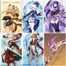 Asia|AR10|Xilonen+Furina+Raiden+Kazuha+Tartaglia+Thundering Pulse|5 5-star characters|8-15 four-star characters|No birthday set, no email bound|Able to explore 100%|can log in normally immediately|Genshin Impact