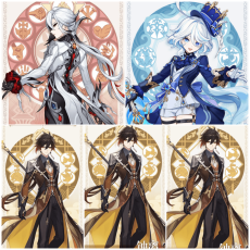 Asia|AR10|Arlecchino+Furina+Zhongli*2C|3 5-star characters|8-15 four-star characters|No birthday set, no email bound|Able to explore 100%|can log in normally immediately|Genshin Impact
