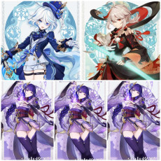 Asia|AR10|Furina+Kazuha+Raiden*2C|3 5-star characters|8-15 four-star characters|No birthday set, no email bound|Able to explore 100%|can log in normally immediately|Genshin Impact