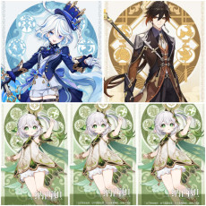 Asia|AR10|Furina+Nahida*2C+Zhongli|3 5-star characters|8-15 four-star characters|No birthday set, no email bound|Able to explore 100%|can log in normally immediately|Genshin Impact