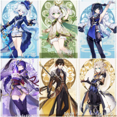 Asia|AR10|Furina+Nahida+Yelan+Raiden+Albedo+Zhongli|6 5-star characters|8-15 four-star characters|No birthday set, no email bound|Able to explore 100%|can log in normally immediately|Genshin Impact