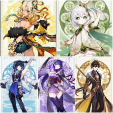 Asia|AR10|Xilonen+Nahida+Yelan+Raiden+Zhongli|5 5-star characters|8-15 four-star characters|No birthday set, no email bound|Able to explore 100%|can log in normally immediately|Genshin Impact