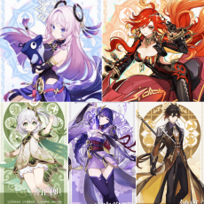 Asia|AR10|Mavuika+Citlali+Nahida+Raiden+Zhongli|5 5-star characters|8-15 four-star characters|No birthday set, no email bound|Able to explore 100%|can log in normally immediately|Genshin Impact
