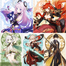 Asia|AR10|Mavuika+Citlali+Nahida+Kazuha+Zhongli|5 5-star characters|8-15 four-star characters|No birthday set, no email bound|Able to explore 100%|can log in normally immediately|Genshin Impact
