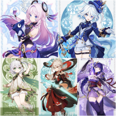 Asia|AR10|Citlali+Furina+Nahida+Kazuha+Raiden|5 5-star characters|8-15 four-star characters|No birthday set, no email bound|Able to explore 100%|can log in normally immediately|Genshin Impact