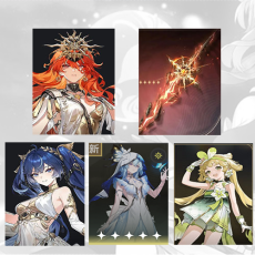 Asia|lv 4-10| Augusta + Augusta Weapon + iuno + The Shorekeeper + verina | Random 4 stars |