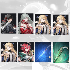 Asia lv 8| Chisa + Phrolova + Cartethyia + Cartethyia + Cartethyia + Ciaccona + Cartethyia Weapon + Ciaccona Weapon | Random 4 stars |The novice pool is not used