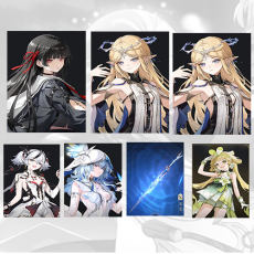 Asia lv 8| Chisa + Cartethyia + Cartethyia + Camellya + The Shorekeeper + Cartethyia Weapon + verina | Random 4 stars |The novice pool is not used