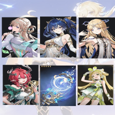 Asia| Lynae + iuno + Cartethyia + Ciaccona + iuno Weapon + verina | Random 4 stars |The novice pool is not used