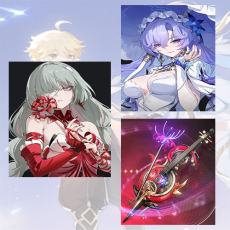 Asia| Phrolova + CantaRella + Phrolova Weapon | Random 4 stars |The novice pool is not used