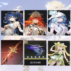 Asia lv 8| iuno + Augusta + The Shorekeeper + Augusta Weapon + The Shorekeeper Weapon + verina | Random 4 stars |The novice pool is not used