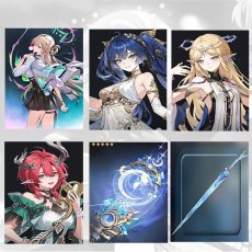 Asia|Lynae + iuno + Cartethyia + Ciaccona + iuno Weapon + Cartethyia Weapon | Random 4 stars |Fast delivery