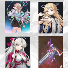 Asia|Lynae + Cartethyia + Carlotta + Carlotta Weapon | Random 4 stars |Fast delivery