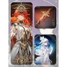 ASIA|LV8 AUGUSTA+TheShorekeeper+AUGUSTA Weapon+Random 5 stars+Randomfour-star character Fast Delivery