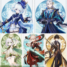 Asia|AR10|Furina+Neuvillette+Nahida+Zhongli+Kazuha|5 5-star characters|8-15 four-star characters|No birthday set, no email bound|Able to explore 100% |can log in normally immediately|Genshin Impact