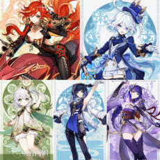 Asia|AR10|Mavuika+Furina+Zhongli+Yelan+Nahida|5 5-star characters|8-15 four-star characters|No birthday set, no email bound|Able to explore 100% |can log in normally immediately|Genshin Impact