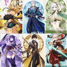 Asia|AR10|Xilonen+Neuvillette+Nahida+Raiden+Kazuha+Zhongli|6 5-star characters|8-15 four-star characters|No birthday set, no email bound|Able to explore 100%|can log in normally immediately|Genshin Impact