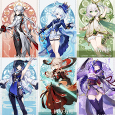 Asia|AR10|Arlecchino+Furina+Nahida+Yelan+Raiden+Kazuha|6 5-star characters|8-15 four-star characters|No birthday set, no email bound|Able to explore 100%|can log in normally immediately|Genshin Impact